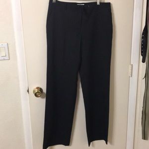 Calvin Klein black pin stripe slacks